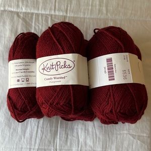 Knit Picks Comfy Worsted Yarn - Blend 75%Pima Cotton and 25% Acrylic